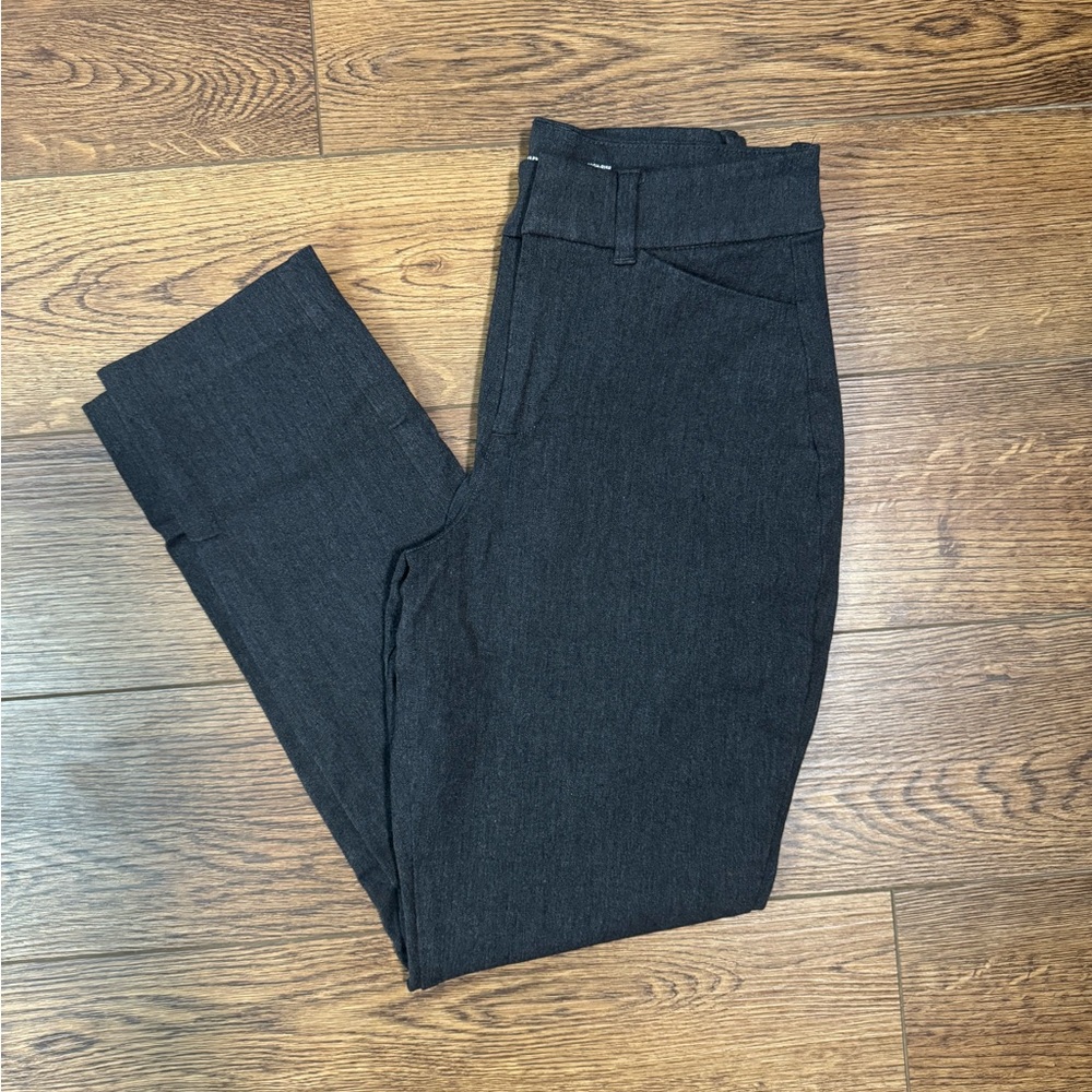 Old Navy Charcoal High-Rise Pixie Pants